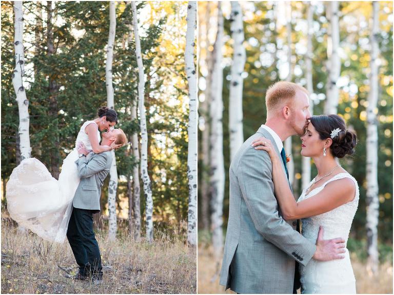 Estes Park wedding photography, YMCA of the Rockies, outdoor wedding portrait